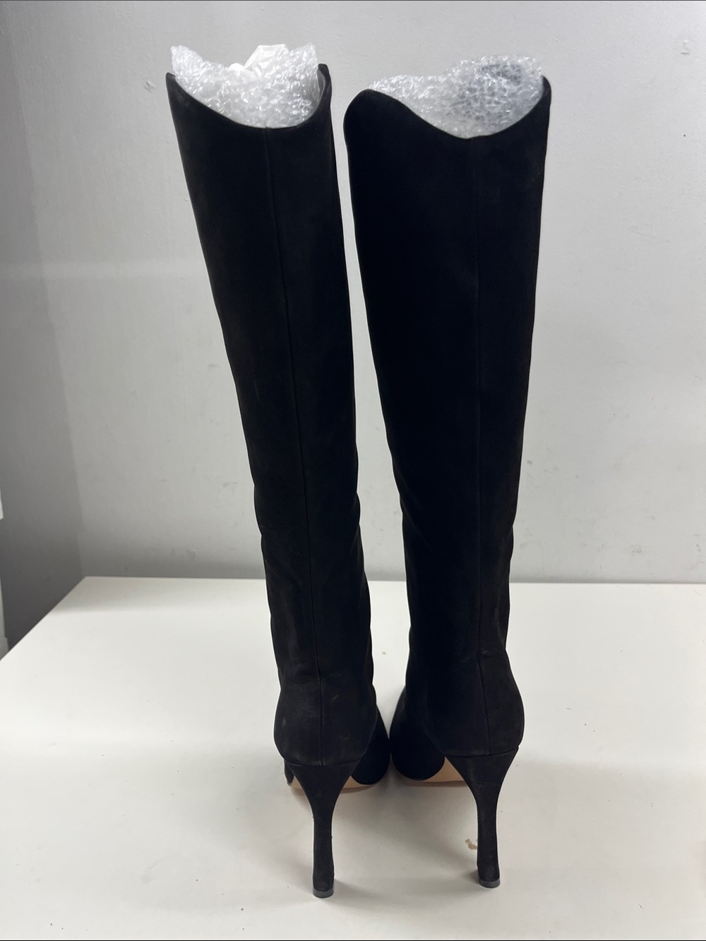 New Schultz Maryana Sculpt Nubuck Boot in Black Suede Size 5.5 - Picture 4 of 10